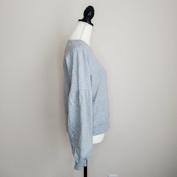 Nordstrom 14th & Union Grey Sweatshirt Medium - Picture 2 of 6